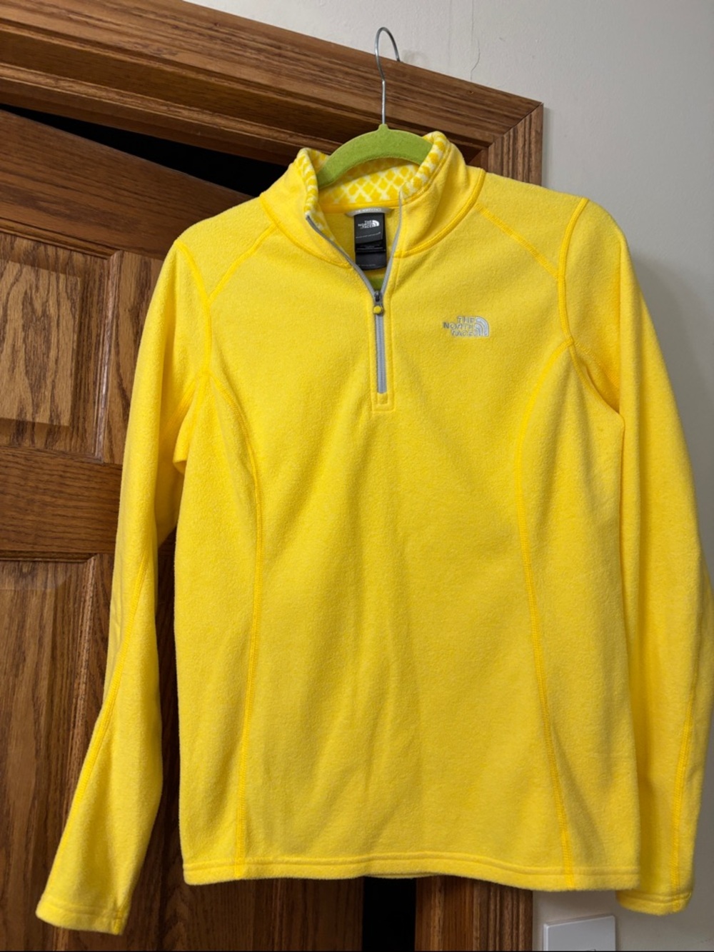 The North Face Bright Yellow Women's Quarter-Zip Fleece Pullover